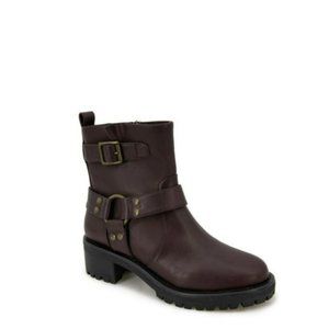NIB - Reaction Kenneth Cole - Beryl O-Ring Harness Boot - Size 5.5 - Brown Leath